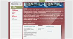 Desktop Screenshot of chaudronniers-toliers.com
