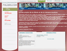 Tablet Screenshot of chaudronniers-toliers.com